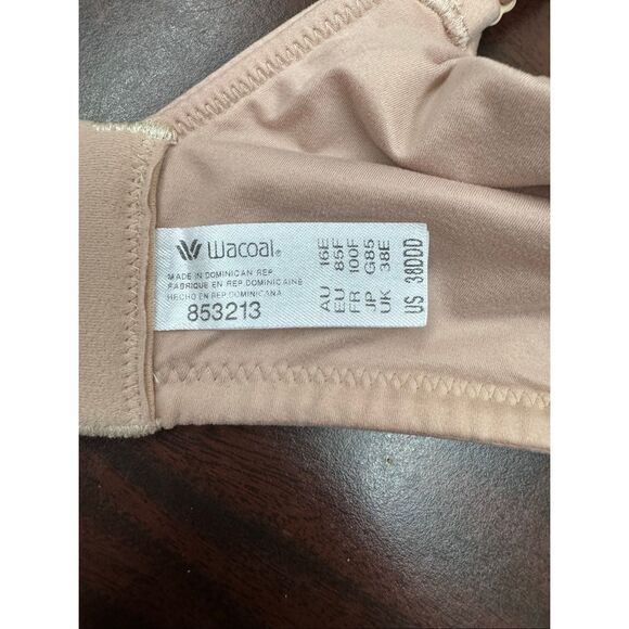 Wacoal Perfect Primer Underwire T-Shirt Bra in Sand Size 38DDD - Picture 6 of 7